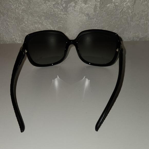 Salvatore Ferragamo Black Frame Sunglasses with Brown Gradient Lenses - Picture 4 of 6